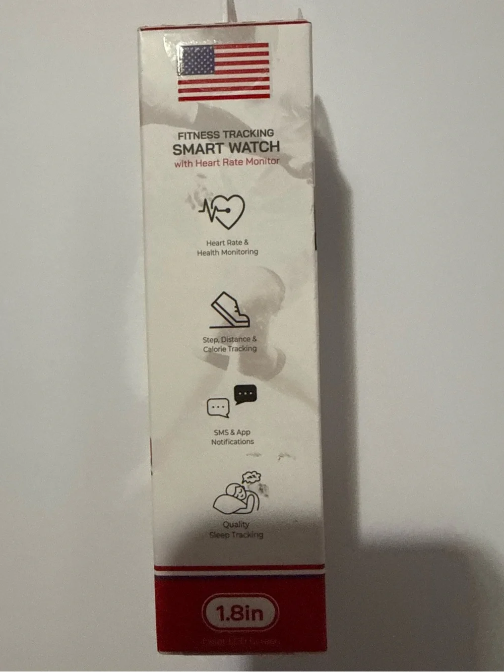 Fitness Tracking Smart Watch with Heart Rate Monitor